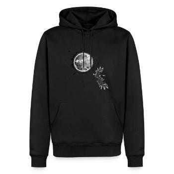 Icarus Flying Too Close To The Sun - Männer Premium Bio Hoodie - Schwarz - Vorne - Nico (187cm)