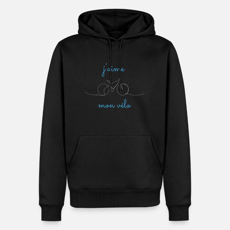 Le velo 3 - Sweat à capuche Premium bio Homme - noir