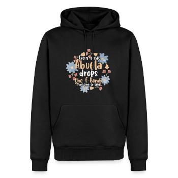 Espanol Muttertag Zitat für eine Oma Abuela - Männer Premium Bio Hoodie - Schwarz - Vorne - Nico (187cm)