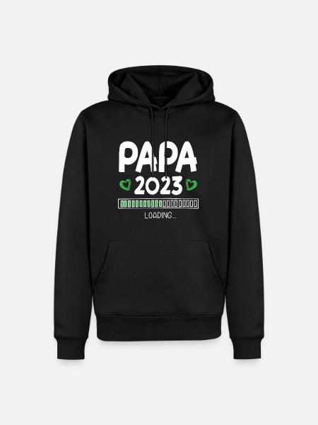 Papa 2023 Loading - Men’s Premium Organic Hoodie - black