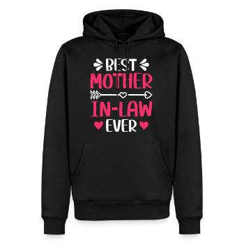 Beste Schwiegermutter aller Zeiten Frauen Mama Mütter Tag - Männer Premium Bio Hoodie - Schwarz - Vorne - Nico (187cm)