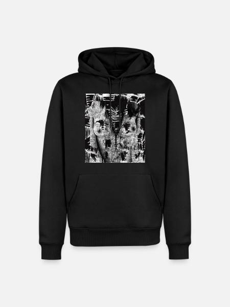 Die Spitze weniger - Männer Premium Bio Hoodie - Schwarz