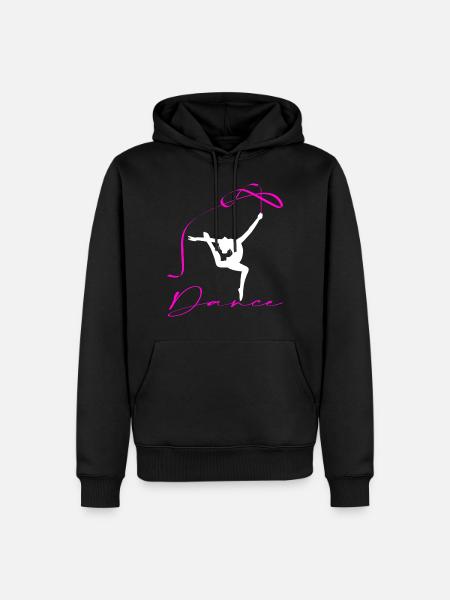 Danser - Sweat à capuche Premium bio Homme - noir