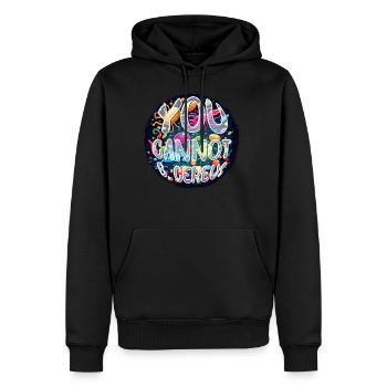 Mikrobiologie Mikrobiologe You Cannot B Cereus - Männer Premium Bio Hoodie - Schwarz - Vorne - Nico (187cm)