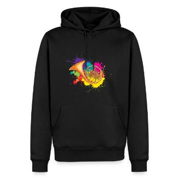 Horn Trompete Trompeter Geschenk Musiker Trompeten - Männer Premium Bio Hoodie - Schwarz - Vorne - Nico (187cm)