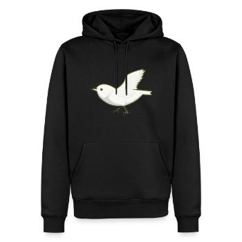 vogel tier flügel fliegen - Männer Premium Bio Hoodie - Schwarz - Vorne - Nico (187cm)