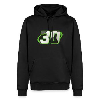 30 Birthday Soccer 30 Years Soccer Player - Men’s Premium Organic Hoodie - black - Front - Nico (187cm)