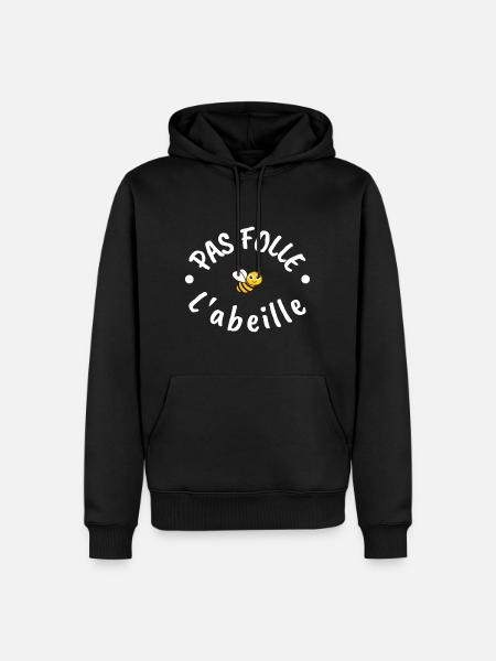 Imker-Humor - Männer Premium Bio Hoodie - Schwarz