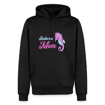 Seepferdchen Seahorse Mom Aquarium Fisch Mama - Männer Premium Bio Hoodie - Schwarz - Vorne - Nico (187cm)
