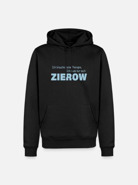 Therapy ZIEROW - Men’s Premium Organic Hoodie - black