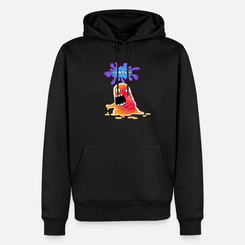 Créature2 - Sweat à capuche Premium bio Homme - noir