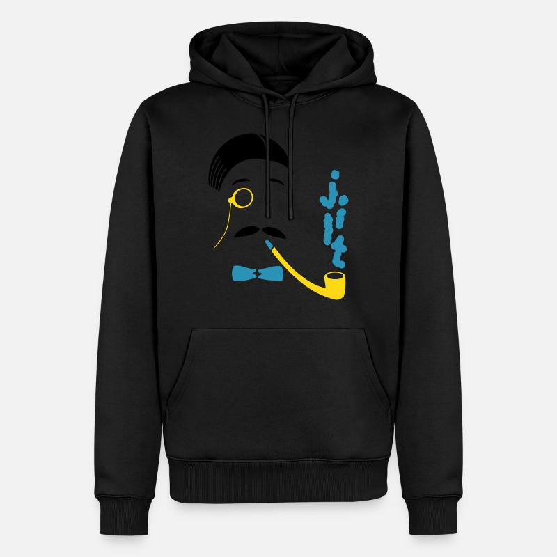 Sir Smoke A Lot - Männer Premium Bio Hoodie - undefined