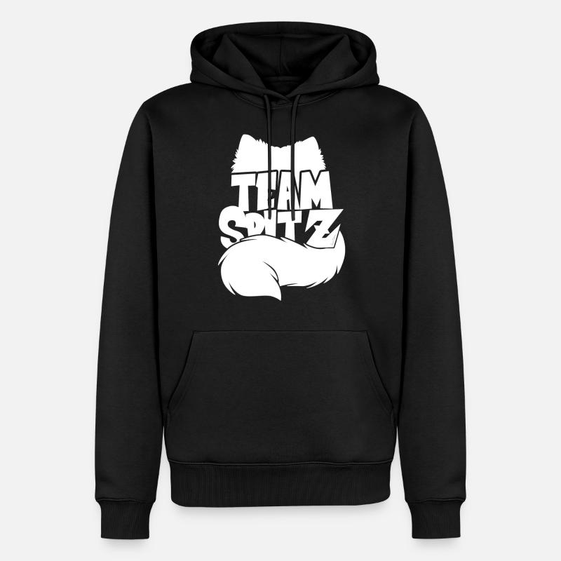 silhouette team Spitz - Sweat à capuche Premium bio Homme - noir