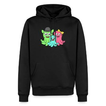 Das kleine aber entzückende Dumbo Octopus T-Shirt - Männer Premium Bio Hoodie - Schwarz - Vorne - Nico (187cm)