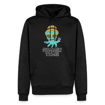 Das kleine aber entzückende Dumbo Octopus T-Shirt - Männer Premium Bio Hoodie - Schwarz - Vorne - Nico (187cm)