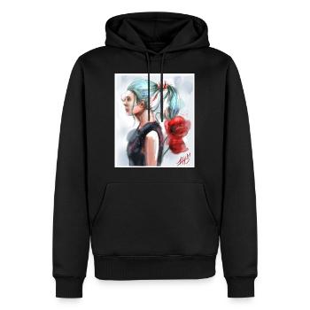 I do not need you - Men’s Premium Organic Hoodie - black - Front - Nico (187cm)