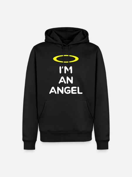 ENGEL - Sweat à capuche Premium bio Homme - noir