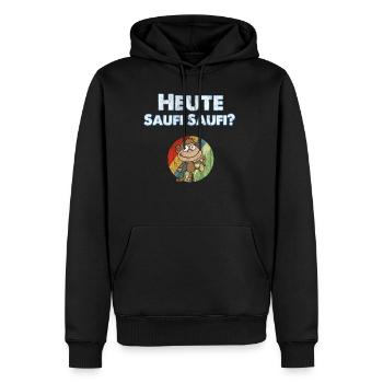 Junggesellenabschied Trinken Saufen Party Feiern - Männer Premium Bio Hoodie - Schwarz - Vorne - Nico (187cm)