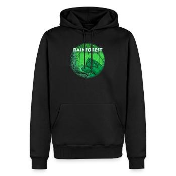 Regenwald Tropen Umweltschutz Natur Klimawandel - Männer Premium Bio Hoodie - Schwarz - Vorne - Nico (187cm)