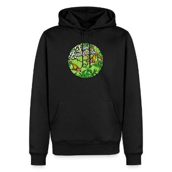 Regenwald Tropen Umweltschutz Vögel Dschungel - Männer Premium Bio Hoodie - Schwarz - Vorne - Nico (187cm)