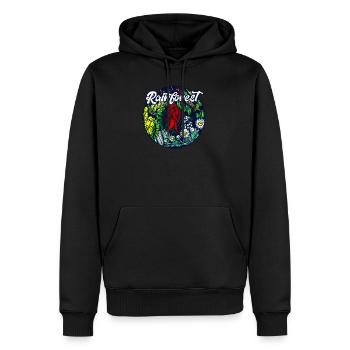 Regenwald Tropen Umweltschutz Natur Klimawandel - Männer Premium Bio Hoodie - Schwarz - Vorne - Nico (187cm)
