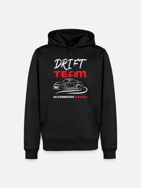 Simple and extravagant "Drift Team Automotive - Men’s Premium Organic Hoodie - black