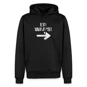 Er wars Sie wars Kinder Geschenk lusitg - Männer Premium Bio Hoodie - Schwarz - Vorne - Nico (187cm)