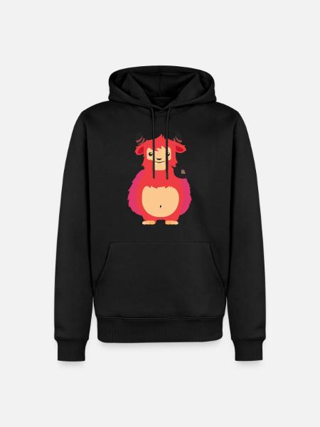 Monster devil - Men’s Premium Organic Hoodie - black
