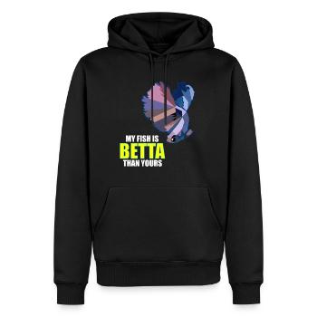 Betta Splendens Kampffisch Labyrinthfisch Geschenk - Männer Premium Bio Hoodie - Schwarz - Vorne - Nico (187cm)