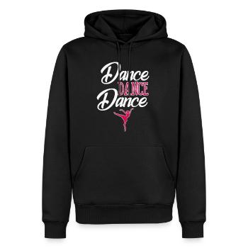 dance dance dance - Männer Premium Bio Hoodie - Schwarz - Vorne - Nico (187cm)