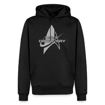 Star Trek Discovery Delta l'Emblème - Sweat à capuche Premium bio Homme - noir - Devant - Nico (187cm)