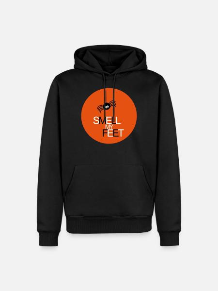 Smell My Feet - Men’s Premium Organic Hoodie - black