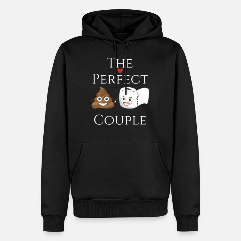 Le couple parfait - Sweat à capuche Premium bio Homme - noir