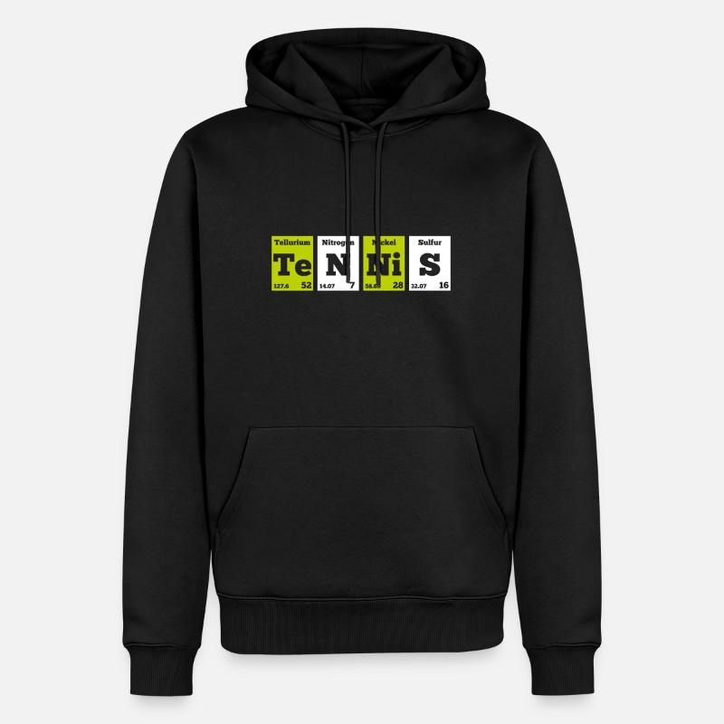 Tennis Elements Chemical Gift - Sweat à capuche Premium bio Homme - noir
