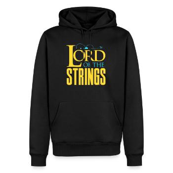 Lord of The Strings Violine Violoncello-Orchester - Männer Premium Bio Hoodie - Schwarz - Vorne - Nico (187cm)