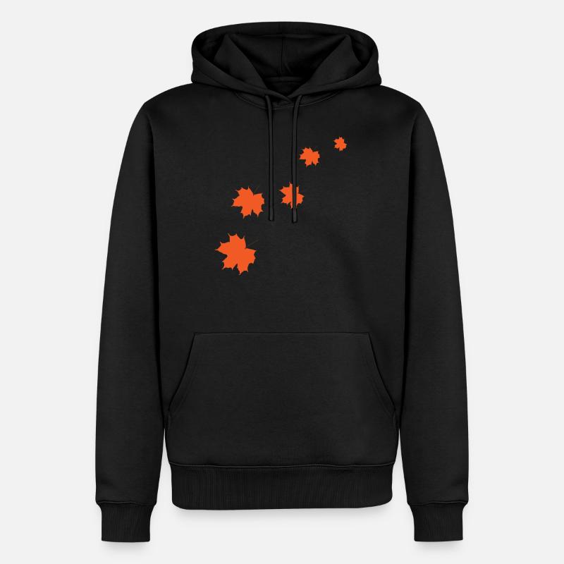 Fall Autumn Herbst Geschenk - Männer Premium Bio Hoodie - Schwarz