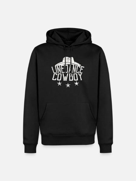 Linedance Cowboy Linedancer Gift - Men’s Premium Organic Hoodie - black