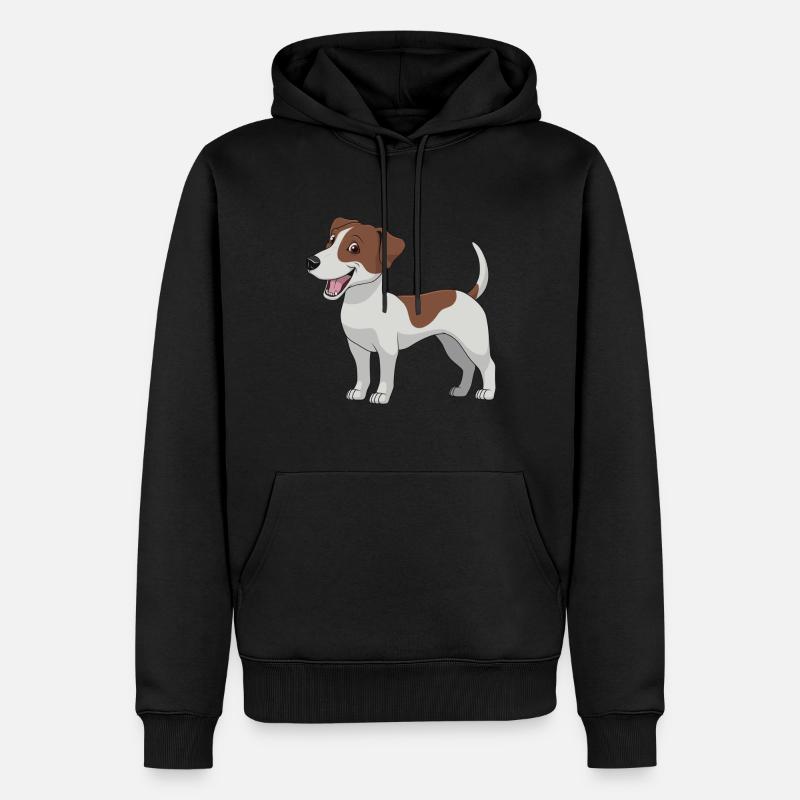 jrt Jack Russell Terrier - Sweat à capuche Premium bio Homme - noir