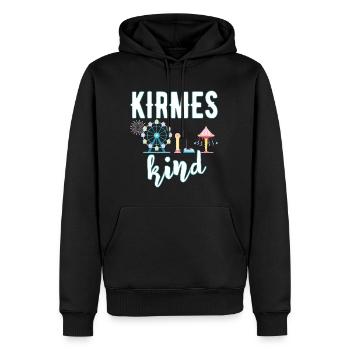Kirmeskind Jahrmarkt Rummel Volksfest Schausteller - Männer Premium Bio Hoodie - Schwarz - Vorne - Nico (187cm)