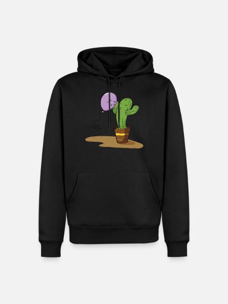 Bisous Piquant - Sweat à capuche Premium bio Homme - noir