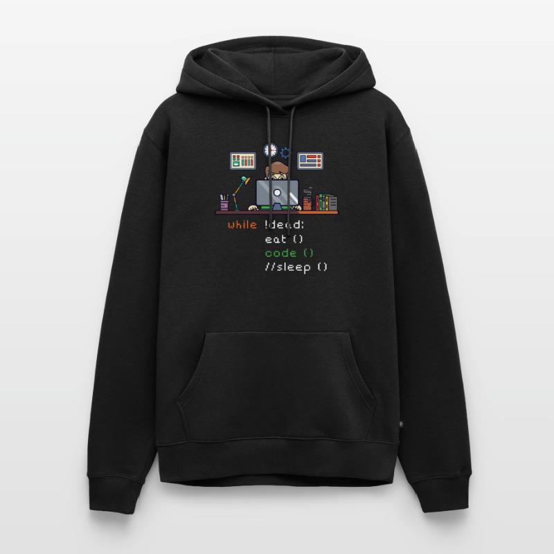 Computer Science Python P... Programmers & Nerd Men’s Premium Organic Hoodie