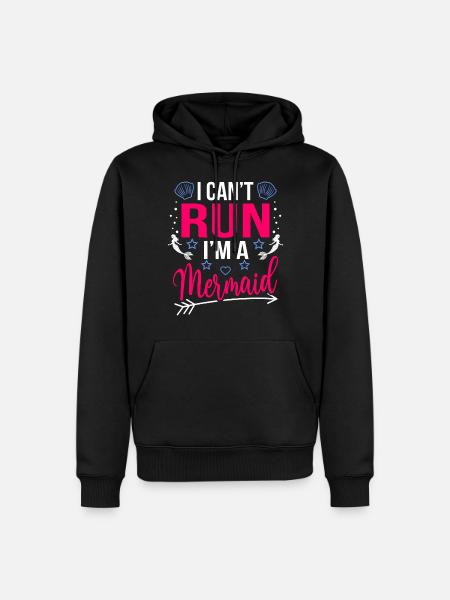 Mermaid - Men’s Premium Organic Hoodie - black