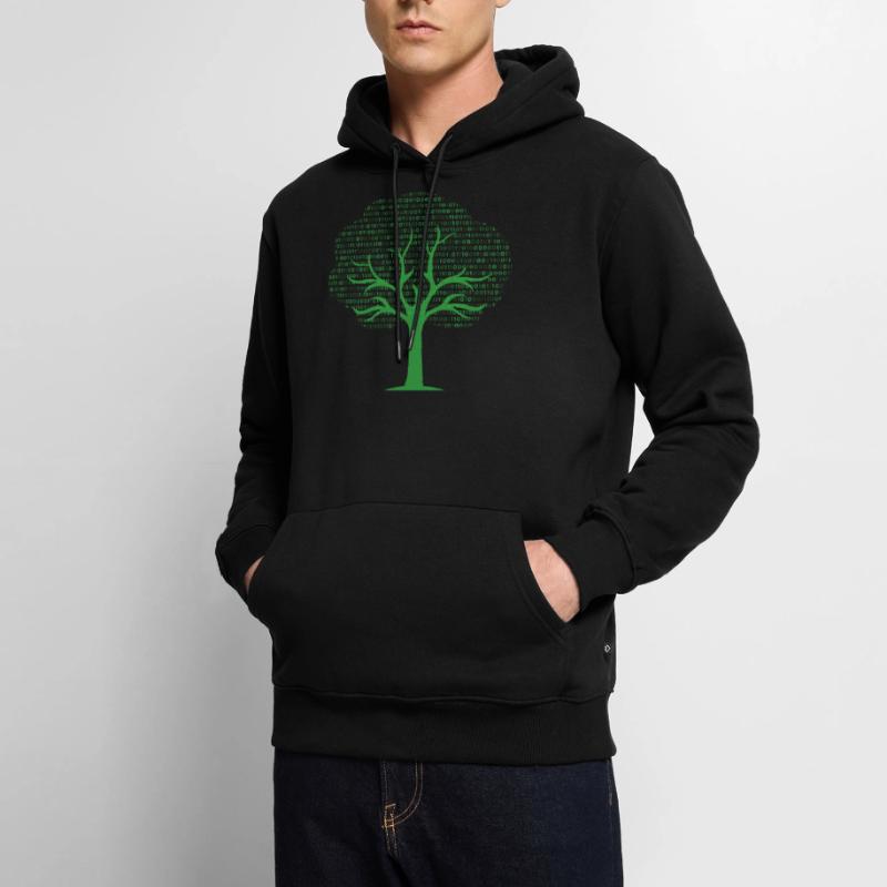 Binary Tree... Programmierer & Nerd Männer Premium Bio Hoodie