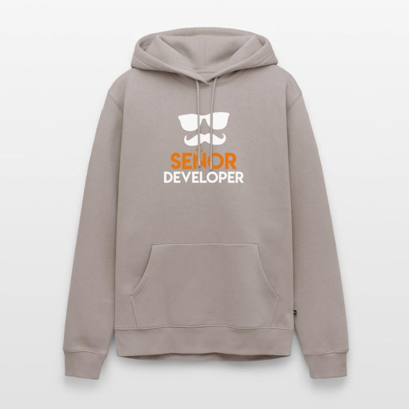 Senor Developer Programmierer Entwickler Nerd Männer Premium Bio Hoodie
