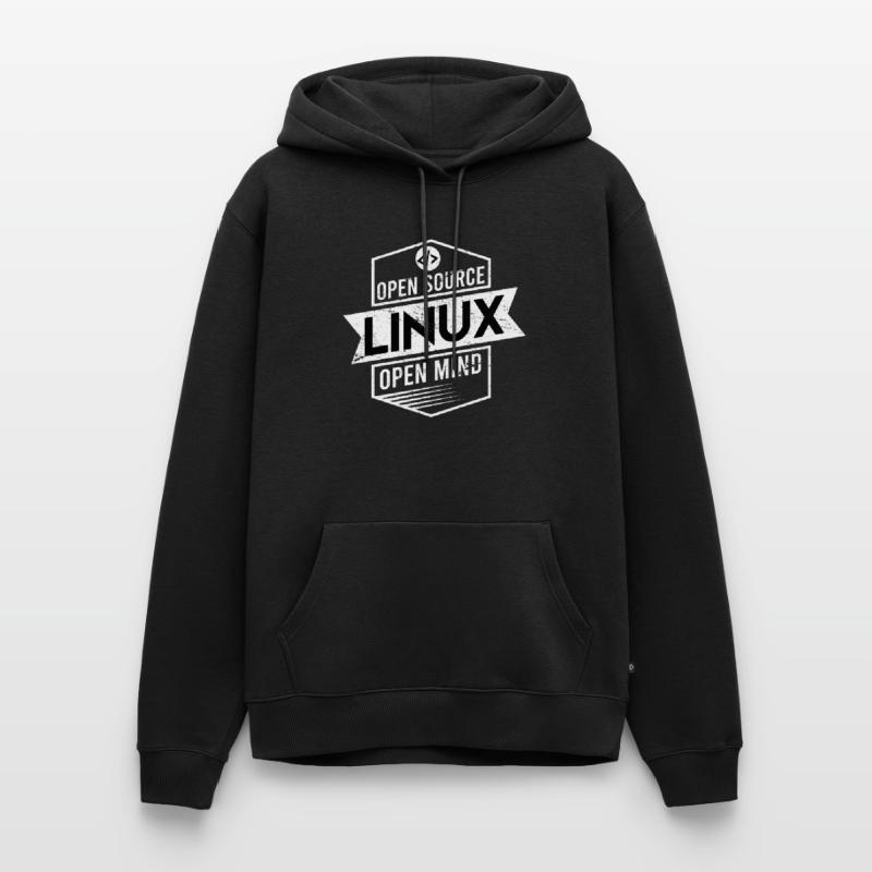 Programmierer Linux Geschenk Open Source Männer Premium Bio Hoodie