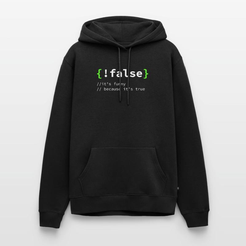 Programmer Developer IT Gift Nerd Geek Men’s Premium Organic Hoodie
