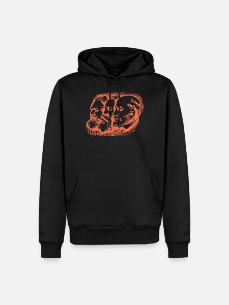 Chemnitz Gift Karl Marx Marxism - Men’s Premium Organic Hoodie - black