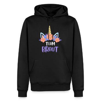 Junggesellin Party JGA Feier Team Braut Hochzeit - Männer Premium Bio Hoodie - Schwarz - Vorne - Nico (187cm)