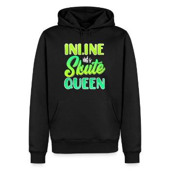Inliner Frauen Geschenk Inline Skate Queen - Sweat à capuche Premium bio Homme - noir - Devant - Nico (187cm)