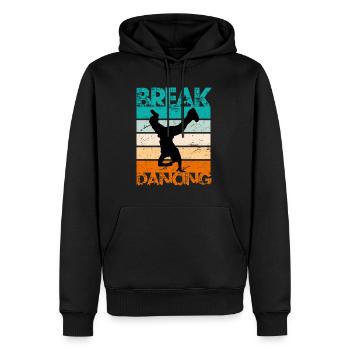 Hip Hop Urban Dance Breakdancer Street Art Dancing - Sweat à capuche Premium bio Homme - noir - Devant - Nico (187cm)